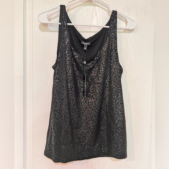 FINAL PRICE NWT Sequined Talbots Tank Top - Picture 1 of 5